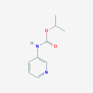 molecular formula C9H12N2O2 B3358645 propan-2-yl N-pyridin-3-ylcarbamate CAS No. 81438-40-6