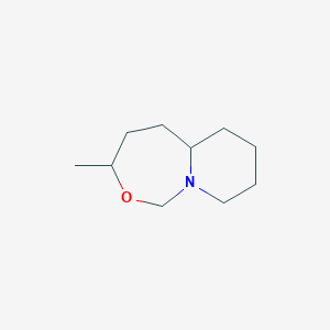 3-methyl-3,4,5,5a,6,7,8,9-octahydro-1H-pyrido[1,2-c][1,3]oxazepine