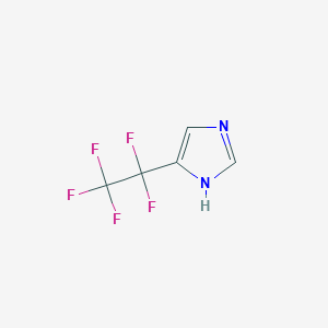 1H-Imidazole, 4-(pentafluoroethyl)-