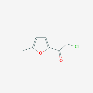 molecular formula C7H7ClO2 B3358697 Chloromethyl 5-methyl-2-furyl ketone CAS No. 81805-55-2