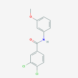 molecular formula C14H11Cl2NO2 B335870 3,4-dichloro-N-(3-methoxyphenyl)benzamide 