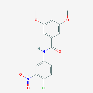 molecular formula C15H13ClN2O5 B335873 N-(4-chloro-3-nitrophenyl)-3,5-dimethoxybenzamide 