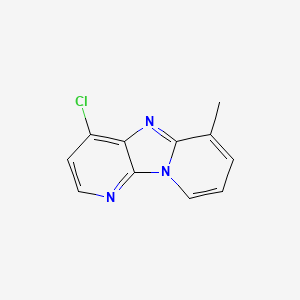 Dipyrido(1,2-a:3',2'-d)imidazole, 4-chloro-6-methyl-