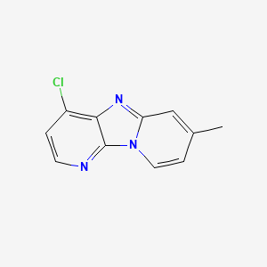 Dipyrido(1,2-a:3',2'-d)imidazole, 4-chloro-7-methyl-