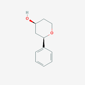 (2R,4S)-2-Phenyltetrahydro-2H-pyran-4-ol