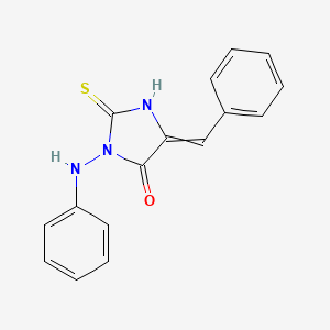 3-Anilino-5-benzylidene-2-sulfanylideneimidazolidin-4-one