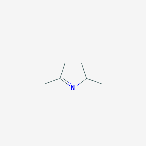 molecular formula C6H11N B3358825 2,5-Dimethyl-3,4-dihydro-2H-pyrrole CAS No. 822-64-0