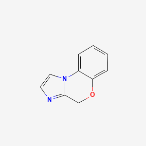 molecular formula C10H8N2O B3358843 4H-Imidazo[2,1-c][1,4]benzoxazine CAS No. 82296-08-0