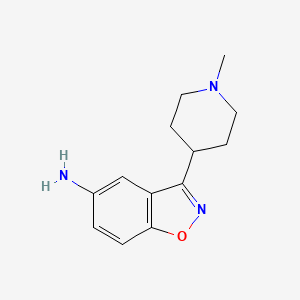 3-(1-Methylpiperidin-4-yl)-1,2-benzoxazol-5-amine