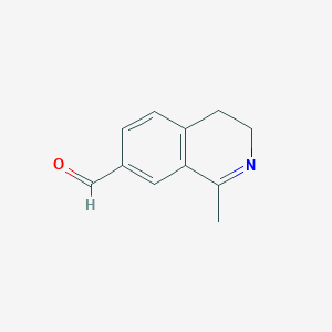 1-Methyl-3,4-dihydroisoquinoline-7-carbaldehyde