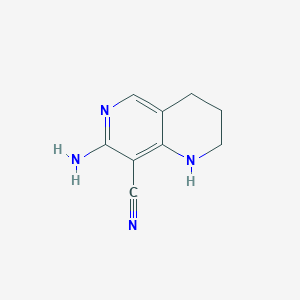 7-Amino-1,2,3,4-tetrahydro-1,6-naphthyridine-8-carbonitrile