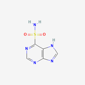 molecular formula C5H5N5O2S B3358855 1H-Purine-6-sulfonamide CAS No. 82499-01-2