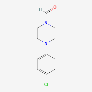 molecular formula C11H13ClN2O B3358976 4-(4-Chlorophenyl)piperazine-1-carbaldehyde CAS No. 831170-43-5