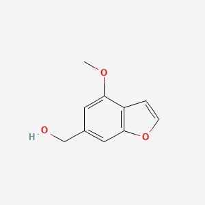 molecular formula C10H10O3 B3358987 (4-Methoxybenzofuran-6-yl)methanol CAS No. 831223-00-8