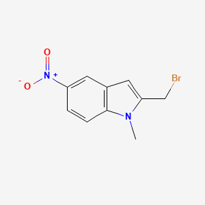 1H-Indole, 2-(bromomethyl)-1-methyl-5-nitro-