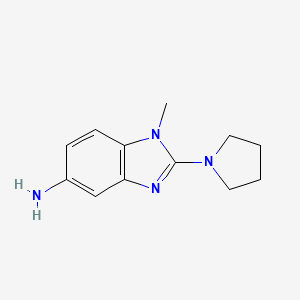 1-Methyl-2-(pyrrolidin-1-yl)-1H-benzimidazol-5-amine