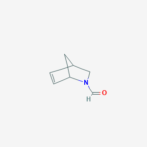 molecular formula C7H9NO B3359056 2-Azabicyclo[2.2.1]hept-5-ene-2-carbaldehyde CAS No. 83442-23-3