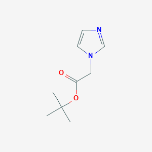 molecular formula C9H14N2O2 B3359058 tert-Butyl (1H-imidazol-1-yl)acetate CAS No. 83468-75-1