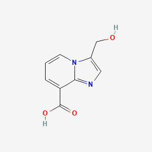 3-(Hydroxymethyl)imidazo[1,2-A]pyridine-8-carboxylic acid