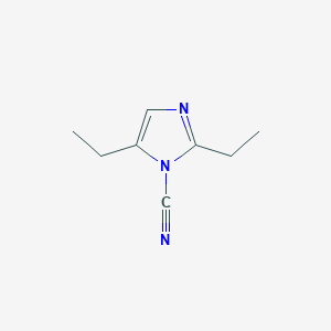 2,5-Diethyl-1H-imidazole-1-carbonitrile