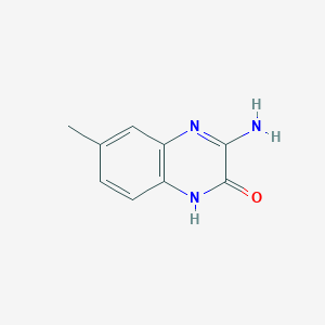 molecular formula C9H9N3O B3359091 3-Amino-6-methylquinoxalin-2(1H)-one CAS No. 83566-26-1