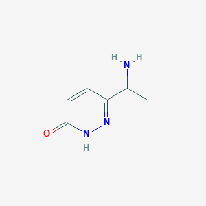 B3359231 6-(1-Aminoethyl)pyridazin-3(2H)-one CAS No. 84554-12-1