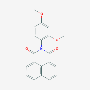 molecular formula C20H15NO4 B335924 2-(2,4-dimethoxyphenyl)-1H-benzo[de]isoquinoline-1,3(2H)-dione 