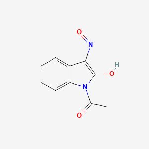 B3359267 1H-Indole-2,3-dione, 1-acetyl-, 3-oxime CAS No. 848138-24-9