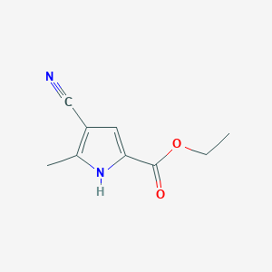 Ethyl 4-cyano-5-methyl-1H-pyrrole-2-carboxylate