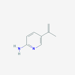 B3359320 5-(Prop-1-en-2-yl)pyridin-2-amine CAS No. 848841-59-8