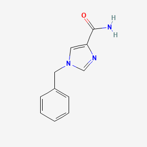 molecular formula C11H11N3O B3359338 1-Benzyl-1H-imidazole-4-carboxamide CAS No. 849201-06-5