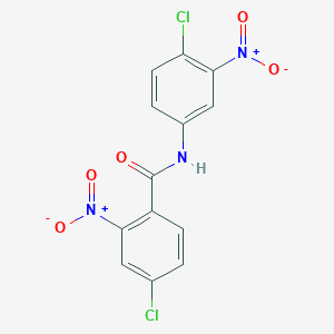 molecular formula C13H7Cl2N3O5 B335935 4-chloro-N-(4-chloro-3-nitrophenyl)-2-nitrobenzamide 
