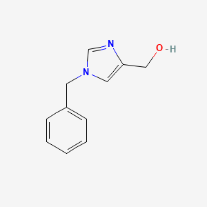 molecular formula C11H12N2O B3359364 (1-benzyl-1H-imidazol-4-yl)methanol CAS No. 85102-84-7