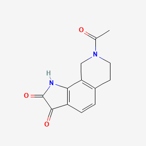 8-Acetyl-6,7,8,9-tetrahydro-1h-pyrrolo[3,2-h]isoquinoline-2,3-dione