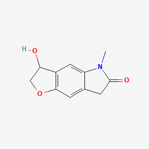 3-Hydroxy-5-methyl-2,3,5,7-tetrahydro-6H-furo[2,3-f]indol-6-one