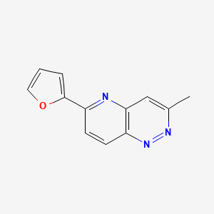 molecular formula C12H9N3O B3359476 6-(Furan-2-yl)-3-methylpyrido[3,2-c]pyridazine CAS No. 85839-76-5
