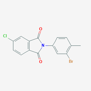molecular formula C15H9BrClNO2 B335952 2-(3-bromo-4-methylphenyl)-5-chloro-1H-isoindole-1,3(2H)-dione 