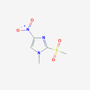 1-Methyl-2-methylsulfonyl-4-nitroimidazole