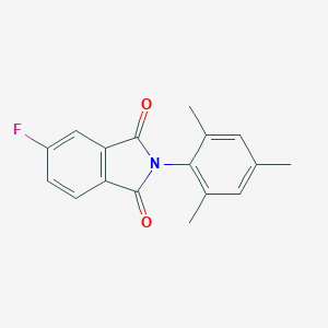 molecular formula C17H14FNO2 B335953 5-fluoro-2-(2,4,6-trimethylphenyl)-1H-isoindole-1,3(2H)-dione 
