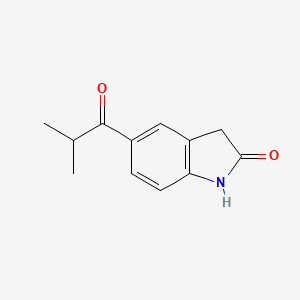 molecular formula C12H13NO2 B3359576 5-Isobutyryloxindole CAS No. 864688-81-3
