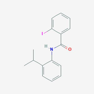 molecular formula C16H16INO B335962 2-Iodo-N-(2-isopropyl-phenyl)-benzamide 