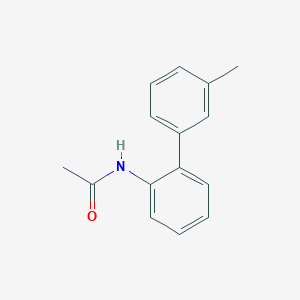 molecular formula C15H15NO B3359630 2-乙酰氨基-3'-甲基联苯 CAS No. 869631-33-4