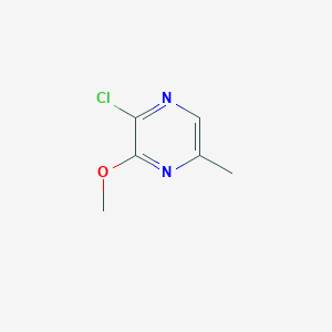 molecular formula C6H7ClN2O B3359668 2-Chloro-3-methoxy-5-methylpyrazine CAS No. 870543-99-0