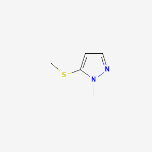 1H-Pyrazole, 1-methyl-5-(methylthio)-
