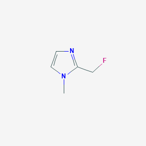 molecular formula C5H7FN2 B3359685 2-(Fluoromethyl)-1-methyl-1H-imidazole CAS No. 871507-59-4