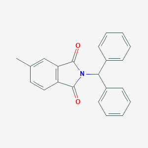 molecular formula C22H17NO2 B335971 2-benzhydryl-5-methyl-1H-isoindole-1,3(2H)-dione 