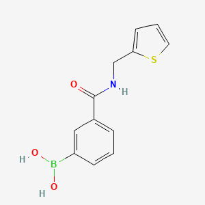 molecular formula C12H12BNO3S B3359727 {3-[(2-Thienylmethyl)carbamoyl]phenylboronic acid CAS No. 874288-11-6