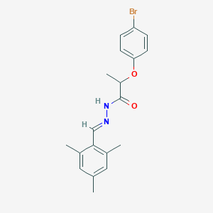 molecular formula C19H21BrN2O2 B335984 2-(4-bromophenoxy)-N'-(mesitylmethylene)propanohydrazide 