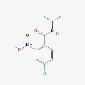 molecular formula C10H11ClN2O3 B335985 4-chloro-2-nitro-N-(propan-2-yl)benzamide 