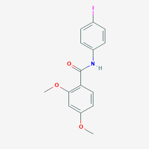 molecular formula C15H14INO3 B335989 N-(4-iodophenyl)-2,4-dimethoxybenzamide 